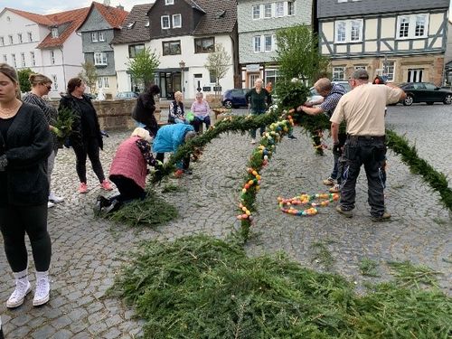 Alle fleißig am Werk